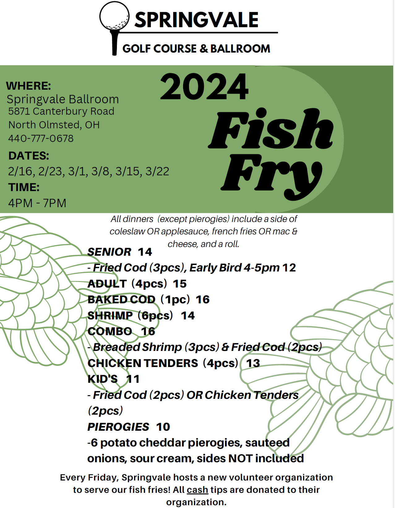 2024 Fish Fry Flyer